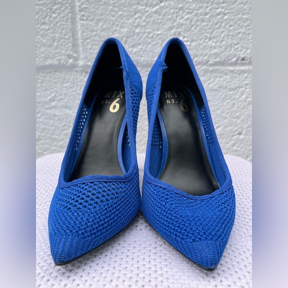 MIX No. 6 Blue 4 inch Heels - Picture 2 of 4